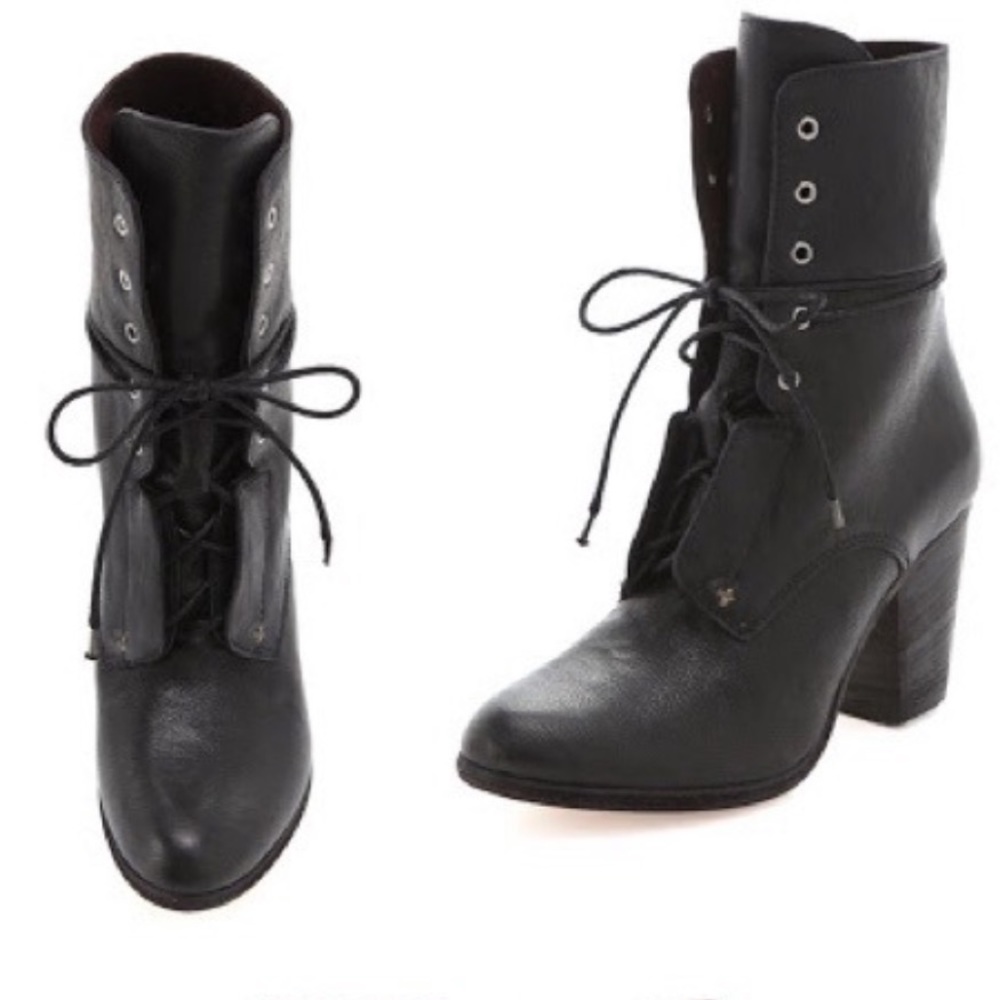 Rag & Bone black lace up bootie. Size 7